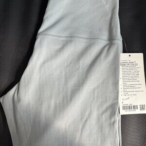 Lululemon Align Ribbed High Rise Crop 23" Rhino Grey Size 8 Brand new